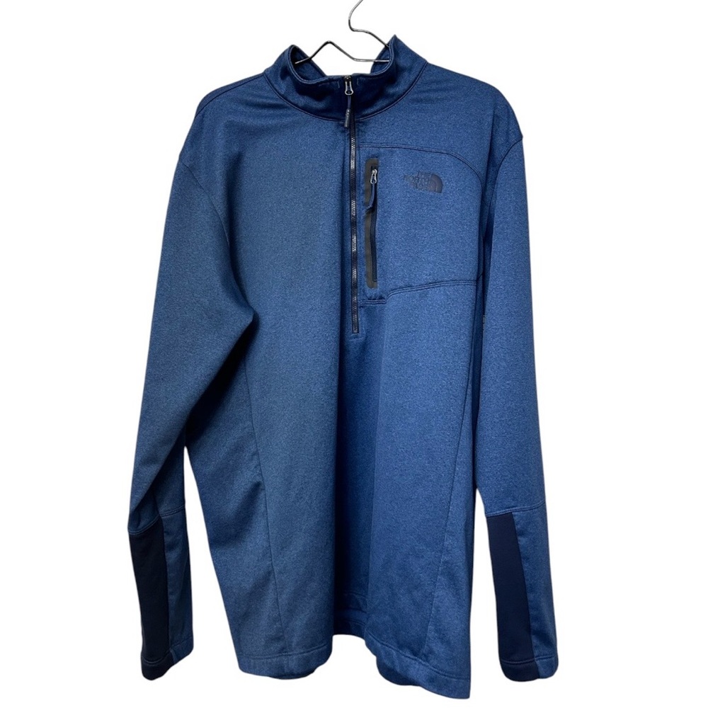 The North Face Canyonlands 1/2 Zip Pullover Mens XXL Tall Shady Blue Heather F18